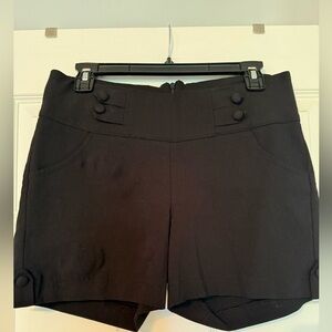 one 5 one Black High Waist Shorts